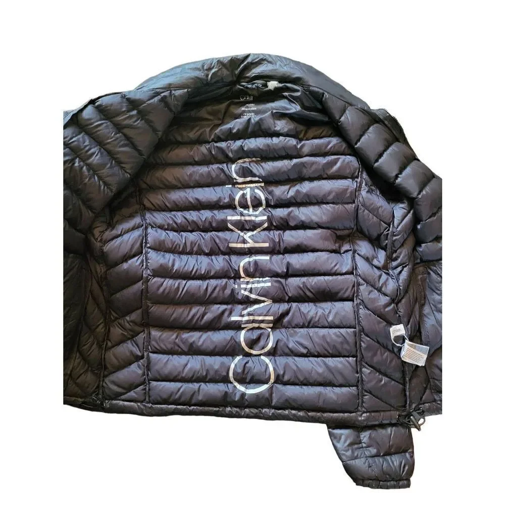 Calvin Klein Packable Down Jacket Black Women's Small